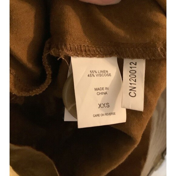 Happy X Nature Kate Hudson Sleeveless Romper Size XXS Brown NWT - Picture 7 of 8